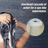 NNEDSZ 200mm Shower Head Round Chrome Showerhead