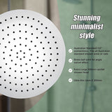NNEDSZ 300mm Shower Head Round 304SS Chrome Showerhead