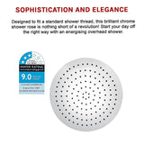 NNEDSZ 300mm Shower Head Round 304SS Chrome Showerhead