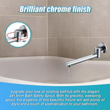 NNEDSZ 240mm Brass Bath Safety Spout Swivel