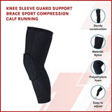 NNEDSZ Knee Sleeve Guard Support Brace Sport Compression Calf Running