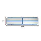 NNEDSZ 6m Inflatable Air Track Gym Mat Airtrack Tumbling Gymnastics Tumbling with Pump