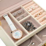 NNEDSZ Jewellery Storage Box Girls Rings Necklaces Display Organiser Storage Case