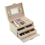 NNEDSZ Jewellery Storage Box Girls Rings Necklaces Display Organiser Storage Case