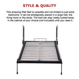 NNEDSZ Palermo Single Size Wall Bed Mechanism Hardware Kit Diamond Edition