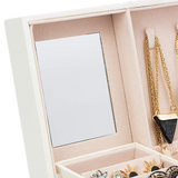 NNEDSZ Jewellery Storage Box Girls Rings Necklaces Display Organiser Storage Case