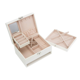 NNEDSZ Jewellery Storage Box Girls Rings Necklaces Display Organiser Storage Case