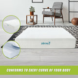 NNEDSZ Palermo King Mattress 30cm Memory Foam Green Tea Infused CertiPUR Approved