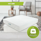 NNEDSZ Palermo King Mattress 30cm Memory Foam Green Tea Infused CertiPUR Approved