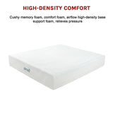 NNEDSZ Palermo King Mattress 30cm Memory Foam Green Tea Infused CertiPUR Approved