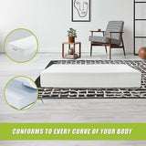 NNEDSZ Palermo King Single Mattress 30cm Memory Foam Green Tea Infused CertiPUR Approved