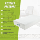 NNEDSZ Palermo King Single Mattress 30cm Memory Foam Green Tea Infused CertiPUR Approved