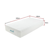 NNEDSZ Palermo King Single Mattress 30cm Memory Foam Green Tea Infused CertiPUR Approved