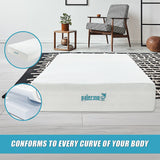 NNEDSZ Palermo Double Mattress 30cm Memory Foam Green Tea Infused CertiPUR Approved