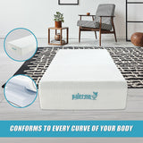 NNEDSZ Palermo Single Mattress 30cm Memory Foam Green Tea Infused CertiPUR Approved
