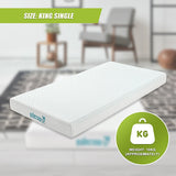 NNEDSZ Palermo King Single Mattress Memory Foam Green Tea Infused CertiPUR Approved