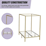 NNEDSZ 4 Four Poster Double Bed Frame