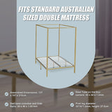 NNEDSZ 4 Four Poster Double Bed Frame