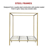 NNEDSZ 4 Four Poster King Bed Frame