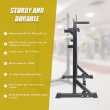 NNEDSZ Commercial Squat Rack Adjustable Pair Fitness Exercise Weight Lifting Gym Barbell Stand