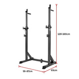 NNEDSZ Commercial Squat Rack Adjustable Pair Fitness Exercise Weight Lifting Gym Barbell Stand