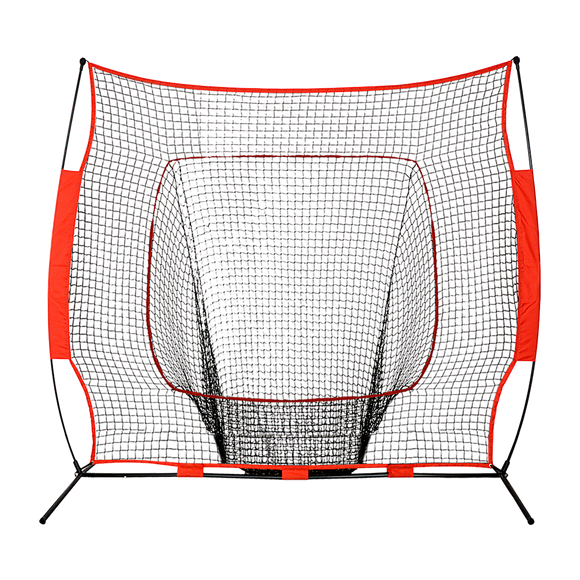 NNEDSZ Portable Baseball Training Net Stand Softball Practice Sports Tennis