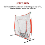 NNEDSZ Portable Baseball Training Net Stand Softball Practice Sports Tennis