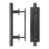 NNEDSZ Carbon Steel Door Handle & Flush Pull Wood Door Gate Hardware 12"