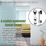 NNEDSZ Sliding Barn Door Hardware Stainless Steel