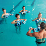 NNEDSZ 2x Water Aerobics Dumbbell EVA Aquatic Barbell Aqua Fitness