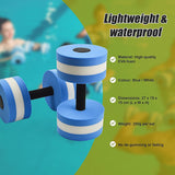 NNEDSZ 2x Water Aerobics Dumbbell EVA Aquatic Barbell Aqua Fitness
