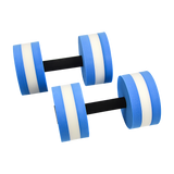 NNEDSZ 2x Water Aerobics Dumbbell EVA Aquatic Barbell Aqua Fitness