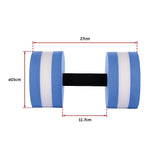 NNEDSZ 2x Water Aerobics Dumbbell EVA Aquatic Barbell Aqua Fitness