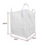 NNEDSZ 4 x 1 tonne FIBC Polypropylene UV Rated Builder / Bulk / Landscape Bags