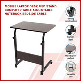 NNEDSZ Mobile Laptop Desk Bed Stand Computer Table Adjustable Notebook Bedside Table