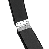 NNEDSZ 2.4m (8FT) Gymnastics Folding Balance Beam Black Synthetic Suede