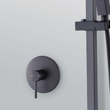 NNEDSZ Shower Bath Mixer Tap Bathroom Electroplated Matte Black