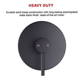 NNEDSZ Shower Bath Mixer Tap Bathroom Electroplated Matte Black
