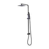 NNEDSZ WELS 8" Rain Shower Head Set Square Dual Heads Faucet High Pressure Hand Held