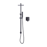 NNEDSZ WELS 8" Rain Shower Head Set Square Dual Heads Faucet High Pressure With Mixer