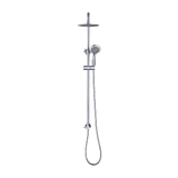 NNEDSZ WELS 8" Rain Shower Head Set Rounded Dual Heads Faucet High Pressure Hand Held