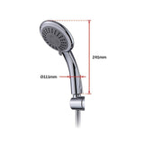 NNEDSZ WELS 8" Rain Shower Head Set Rounded Dual Heads Faucet High Pressure With Mixer