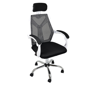 NNEDSZ Office Chair Gaming Computer Chairs Mesh Back Foam Seat - White