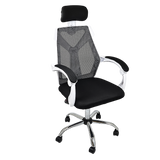 NNEDSZ Office Chair Gaming Computer Chairs Mesh Back Foam Seat - White