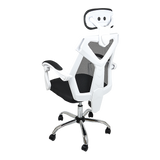 NNEDSZ Office Chair Gaming Computer Chairs Mesh Back Foam Seat - White