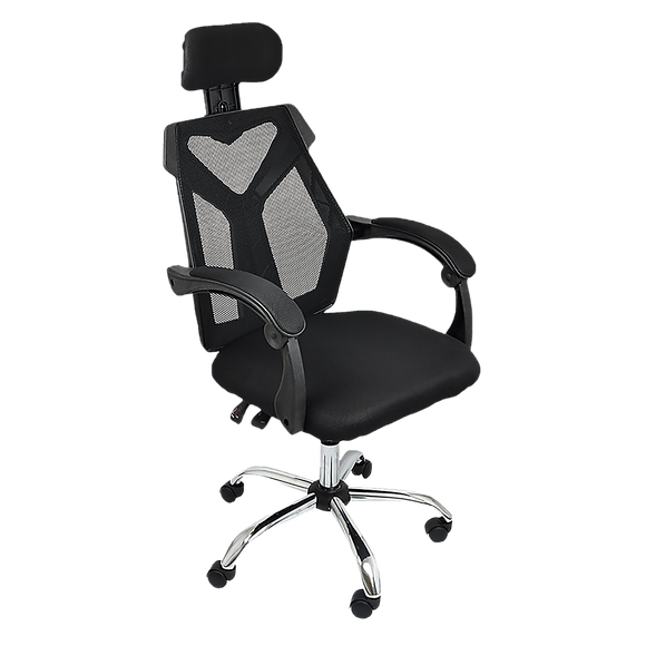NNEDSZ Office Chair Gaming Computer Chairs Mesh Back Foam Seat - Black