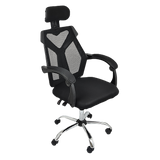 NNEDSZ Office Chair Gaming Computer Chairs Mesh Back Foam Seat - Black