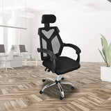 NNEDSZ Office Chair Gaming Computer Chairs Mesh Back Foam Seat - Black
