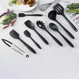 NNEDSZ 11pcs Kitchen Utensil Set Silicone Heat-Resistant Non-Stick Kitchen Utensils kit