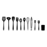 NNEDSZ 11pcs Kitchen Utensil Set Silicone Heat-Resistant Non-Stick Kitchen Utensils kit